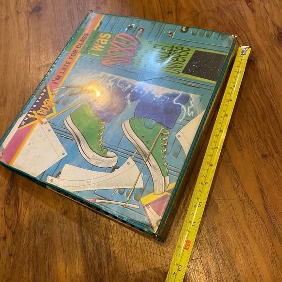 Vintage 1992 Trapper Keeper RARE Parallel Universe chucks school - Picture 7 of 8